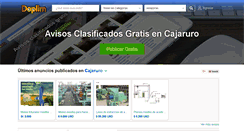 Desktop Screenshot of cajaruro.doplim.com.pe