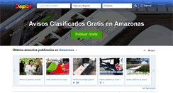 Desktop Screenshot of amazonas.doplim.com.pe