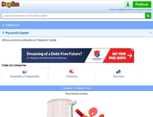 Tablet Screenshot of paysandu-capital.doplim.com.uy