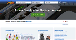 Desktop Screenshot of ancuya.doplim.com.co