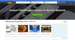 Desktop Screenshot of barros-blancos.doplim.com.uy