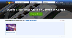 Desktop Screenshot of carmen-de-carupa.doplim.com.co