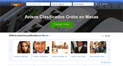 Desktop Screenshot of macas.doplim.ec