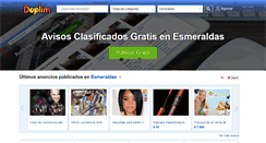 Desktop Screenshot of esmeraldas.doplim.ec