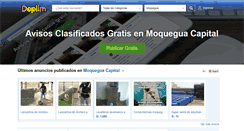 Desktop Screenshot of moquegua-capital.doplim.com.pe
