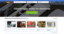 Desktop Screenshot of amazonas.doplim.com.br