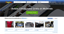 Desktop Screenshot of mollendo.doplim.com.pe