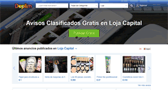 Desktop Screenshot of loja-capital.doplim.ec