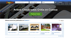 Desktop Screenshot of cuenca.doplim.ec